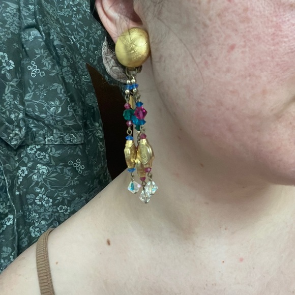 SALE 3 for $15 Clip on Dangle Earrings - Picture 6 of 6